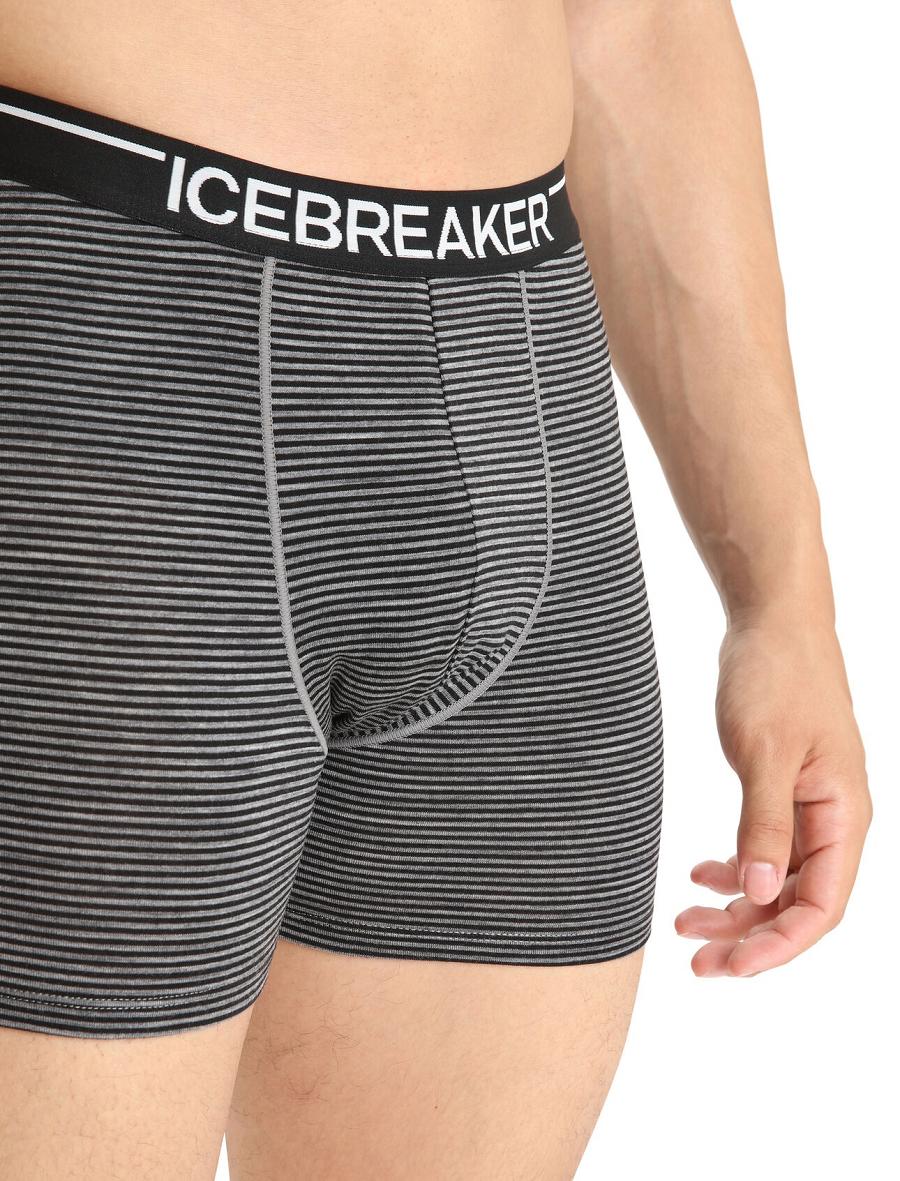 Icebreaker Merino Anatomica Boxers Miesten Alusvaatteet Harmaat | FI 1314WNBY